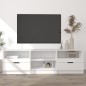 vidaXL Mueble para TV madera contrachapada blanco 150x33,5x45 cm