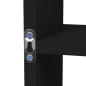 vidaXL Estantería de pared con 8 compartimentos negro vidaXL Estantería de pared con 8 compartimentos negro