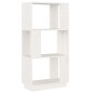 vidaXL Estantería/divisor de espacios madera pino blanco 51x25x101 cm vidaXL Estantería/divisor de espacios madera pino blanco 51x25x101 cm
