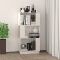 vidaXL Estantería/divisor de espacios madera pino blanco 51x25x101 cm vidaXL Estantería/divisor de espacios madera pino blanco 51x25x101 cm