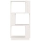 vidaXL Estantería/divisor de espacios madera pino blanco 51x25x101 cm vidaXL Estantería/divisor de espacios madera pino blanco 51x25x101 cm
