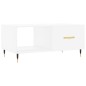 vidaXL Mesa de centro madera contrachapada blanco 90x50x40 cm vidaXL Mesa de centro madera contrachapada blanco 90x50x40 cm