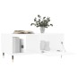 vidaXL Mesa de centro madera contrachapada blanco 90x50x40 cm vidaXL Mesa de centro madera contrachapada blanco 90x50x40 cm