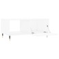 vidaXL Mesa de centro madera contrachapada blanco 90x50x40 cm vidaXL Mesa de centro madera contrachapada blanco 90x50x40 cm
