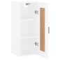 vidaXL Armario de pared madera de ingeniería blanco 34,5x34x90 cm vidaXL Armario de pared madera de ingeniería blanco 34,5x34x90 cm