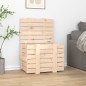 vidaXL Caja de almacenaje madera maciza de pino 58x40,5x42 cm