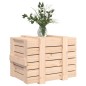 vidaXL Caja de almacenaje madera maciza de pino 58x40,5x42 cm