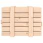 vidaXL Caja de almacenaje madera maciza de pino 58x40,5x42 cm