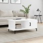vidaXL Mesa de centro madera contrachapada blanco 90x50x40 cm vidaXL Mesa de centro madera contrachapada blanco 90x50x40 cm