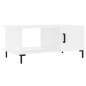 vidaXL Mesa de centro madera contrachapada blanco 90x50x40 cm vidaXL Mesa de centro madera contrachapada blanco 90x50x40 cm