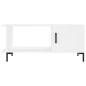 vidaXL Mesa de centro madera contrachapada blanco 90x50x40 cm vidaXL Mesa de centro madera contrachapada blanco 90x50x40 cm