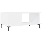 vidaXL Mesa de centro madera contrachapada blanco 90x50x40 cm vidaXL Mesa de centro madera contrachapada blanco 90x50x40 cm