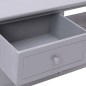 vidaXL Mueble para TV madera de paulownia gris 115x30x40 cm vidaXL Mueble para TV madera de paulownia gris 115x30x40 cm