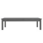 vidaXL Mesa de centro de madera maciza de pino gris 110x50x30 cm vidaXL Mesa de centro de madera maciza de pino gris 110x50x30 cm