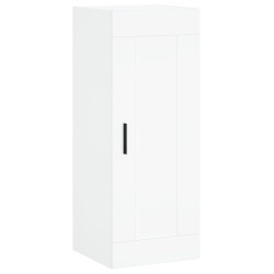 vidaXL Armario de pared madera de ingeniería blanco 34,5x34x90 cm