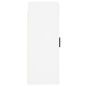 vidaXL Armario de pared madera de ingeniería blanco 34,5x34x90 cm