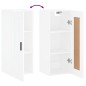 vidaXL Armario de pared madera de ingeniería blanco 34,5x34x90 cm