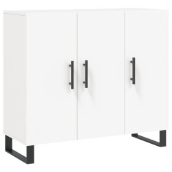 vidaXL Aparador de madera de ingeniería blanco 90x34x80 cm
