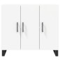 vidaXL Aparador de madera de ingeniería blanco 90x34x80 cm vidaXL Aparador de madera de ingeniería blanco 90x34x80 cm