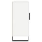 vidaXL Aparador de madera de ingeniería blanco 90x34x80 cm vidaXL Aparador de madera de ingeniería blanco 90x34x80 cm
