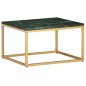 vidaXL Mesa de centro piedra real textura de mármol verde 60x60x35 cm vidaXL Mesa de centro piedra real textura de mármol verde 60x60x35 cm