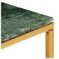 vidaXL Mesa de centro piedra real textura de mármol verde 60x60x35 cm vidaXL Mesa de centro piedra real textura de mármol verde 60x60x35 cm