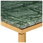 vidaXL Mesa de centro piedra real textura de mármol verde 60x60x35 cm vidaXL Mesa de centro piedra real textura de mármol verde 60x60x35 cm