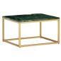 vidaXL Mesa de centro piedra real textura de mármol verde 60x60x35 cm vidaXL Mesa de centro piedra real textura de mármol verde 60x60x35 cm