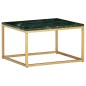 vidaXL Mesa de centro piedra real textura de mármol verde 60x60x35 cm vidaXL Mesa de centro piedra real textura de mármol verde 60x60x35 cm
