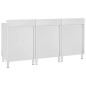 vidaXL Mesa de trabajo comercial mueble acero inoxidable 180x60x96 cm vidaXL Mesa de trabajo comercial mueble acero inoxidable 180x60x96 cm
