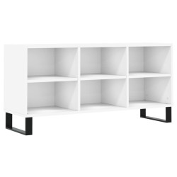 vidaXL Mueble de TV madera de ingeniería blanco 103,5x30x50 cm