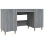 vidaXL Escritorio de madera contrachapada gris Sonoma 140x50x75 cm vidaXL Escritorio de madera contrachapada gris Sonoma 140x50x75 cm