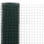 vidaXL Alambrada de gallinero acero revestimiento PVC verde 25x0,5 m vidaXL Alambrada de gallinero acero revestimiento PVC verde 25x0,5 m