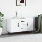 vidaXL Aparador de madera de ingeniería blanco 100x36x60 cm vidaXL Aparador de madera de ingeniería blanco 100x36x60 cm