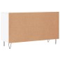 vidaXL Aparador de madera de ingeniería blanco 100x36x60 cm vidaXL Aparador de madera de ingeniería blanco 100x36x60 cm