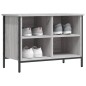 vidaXL Zapatero madera de ingeniería gris Sonoma 69x35x50 cm vidaXL Zapatero madera de ingeniería gris Sonoma 69x35x50 cm