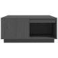 vidaXL Mesa de centro de madera maciza de pino gris 80x81x36,5 cm vidaXL Mesa de centro de madera maciza de pino gris 80x81x36,5 cm