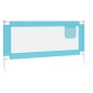 vidaXL Barandilla de seguridad cama de niño azul tela 180x25 cm vidaXL Barandilla de seguridad cama de niño azul tela 180x25 cm