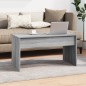vidaXL Mesa de centro madera contrachapada gris Sonoma 102x50,5x52,5cm vidaXL Mesa de centro madera contrachapada gris Sonoma 102x50,5x52,5cm