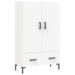 vidaXL Aparador alto madera de ingeniería blanco 69,5x31x115 cm