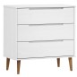 vidaXL Mesita de noche MOLDE madera maciza de pino blanca 80x40x80 cm vidaXL Mesita de noche MOLDE madera maciza de pino blanca 80x40x80 cm