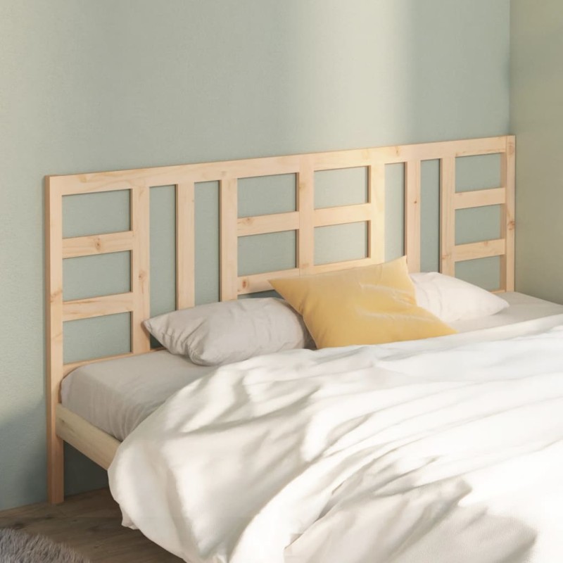 vidaXL Cabecero de cama madera maciza de pino 206x4x100 cm vidaXL Cabecero de cama madera maciza de pino 206x4x100 cm
