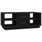 vidaXL Mesa de centro de madera maciza de pino negro 100x50x41 cm vidaXL Mesa de centro de madera maciza de pino negro 100x50x41 cm