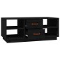 vidaXL Mesa de centro de madera maciza de pino negro 100x50x41 cm vidaXL Mesa de centro de madera maciza de pino negro 100x50x41 cm