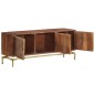 vidaXL Mueble de TV de madera maciza de mango 120x30x46 cm vidaXL Mueble de TV de madera maciza de mango 120x30x46 cm