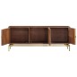vidaXL Mueble de TV de madera maciza de mango 120x30x46 cm vidaXL Mueble de TV de madera maciza de mango 120x30x46 cm
