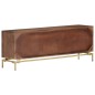 vidaXL Mueble de TV de madera maciza de mango 120x30x46 cm vidaXL Mueble de TV de madera maciza de mango 120x30x46 cm