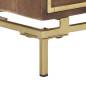 vidaXL Mueble de TV de madera maciza de mango 120x30x46 cm vidaXL Mueble de TV de madera maciza de mango 120x30x46 cm