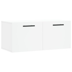 vidaXL Armario de pared madera de ingeniería blanco 80x36,5x35 cm