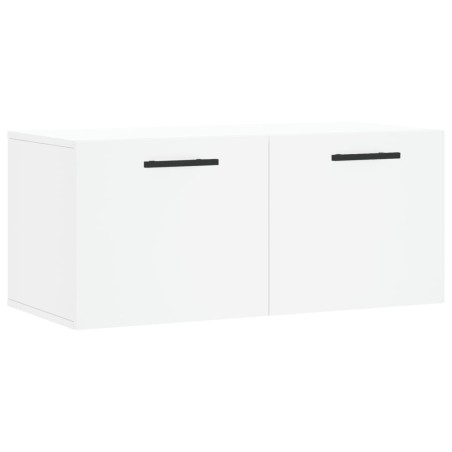 vidaXL Armario de pared madera de ingeniería blanco 80x36,5x35 cm